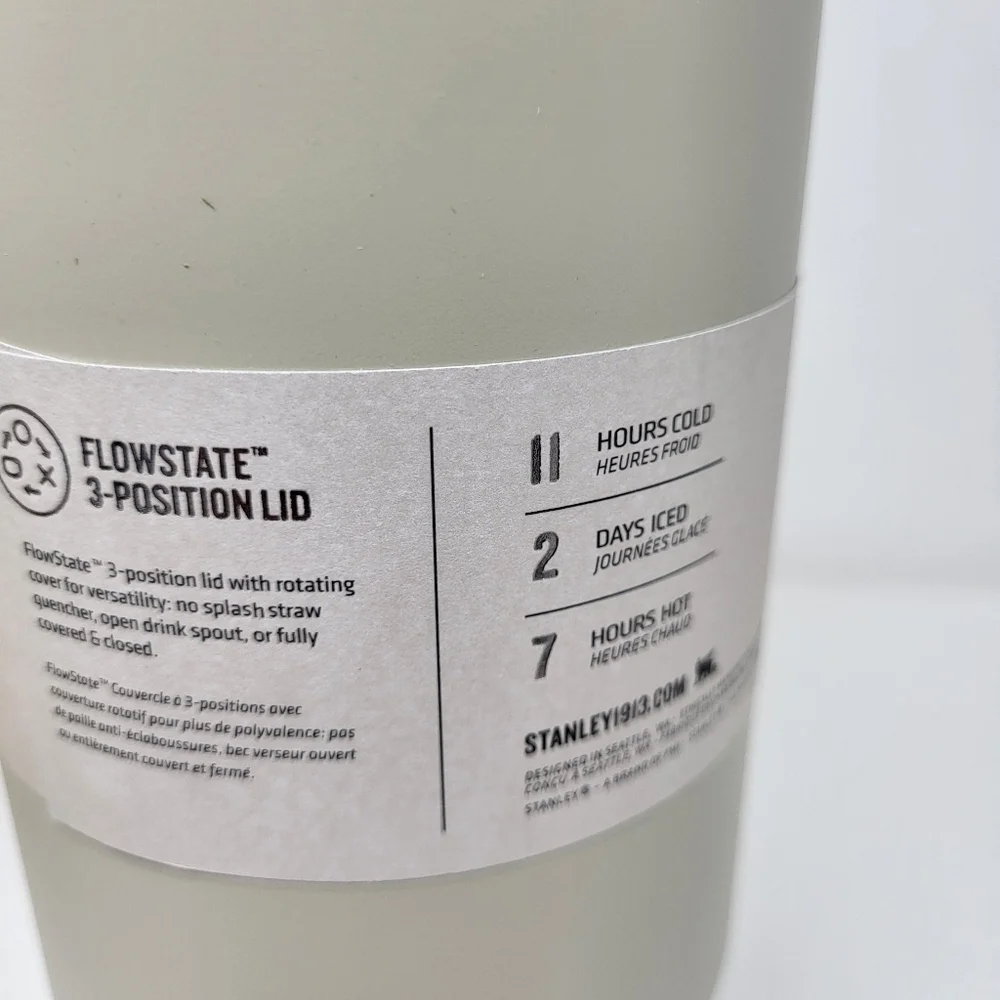 Stanley "The Quencher" H2.0 FlowState Tumbler Dune Soft Matte 40 Oz New‎ - Picture 4 of 8